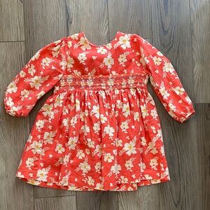 Bonnie Baby Red and Yellow Floral Dress